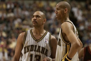 M. Jackson et R. Miller (Indiana Pacers)