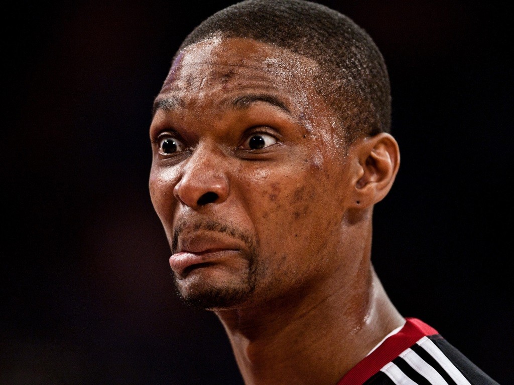 Chris Bosh n'en croit pas ses yeux : il est aussi le joueur le plus régulier de la ligue !