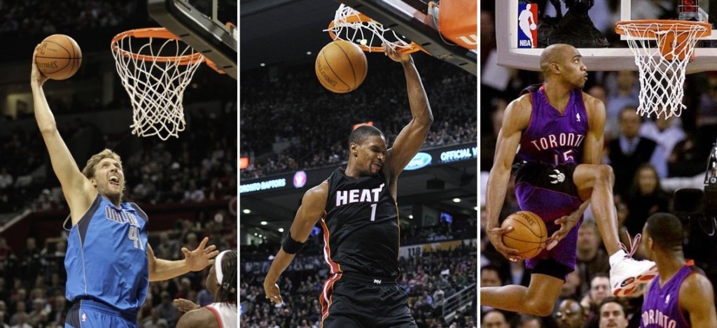 Mon top 3 : Dirk Nowitzki, Chris Bosh et Vince Carter