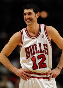 Kirk Hinrich, visiblement heureux de jouer à Chicago